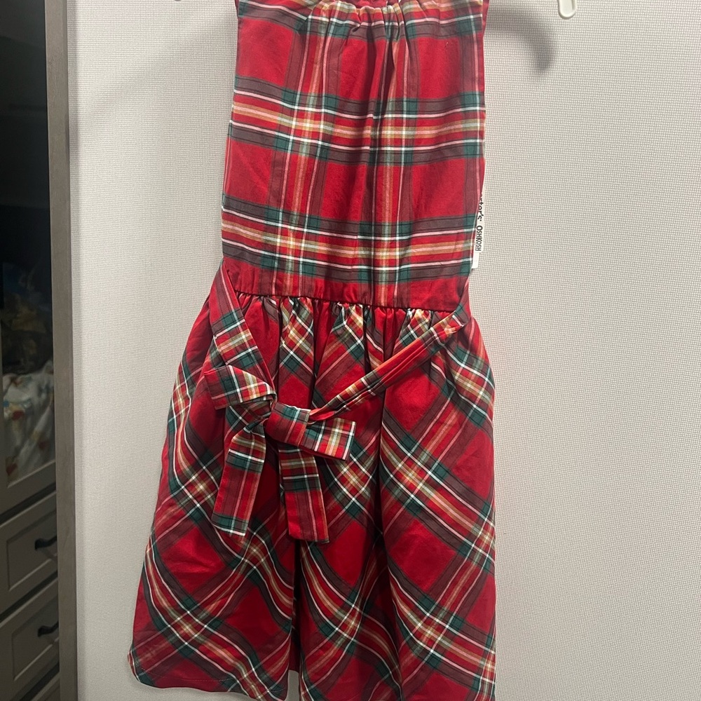 NWT Christmas Holiday Dress 5/5T Red Plaid